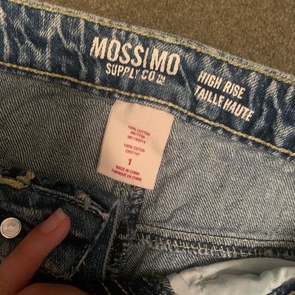 Acid Wash Jean Shorts - Picture 2 of 3